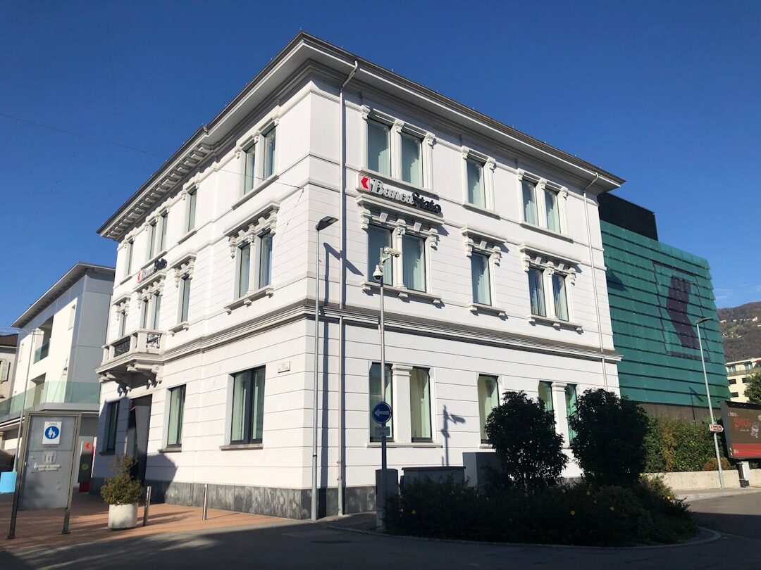 swiss bank building exterior