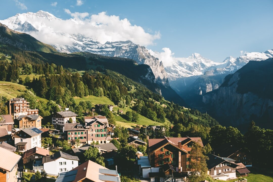 swiss alps landscape